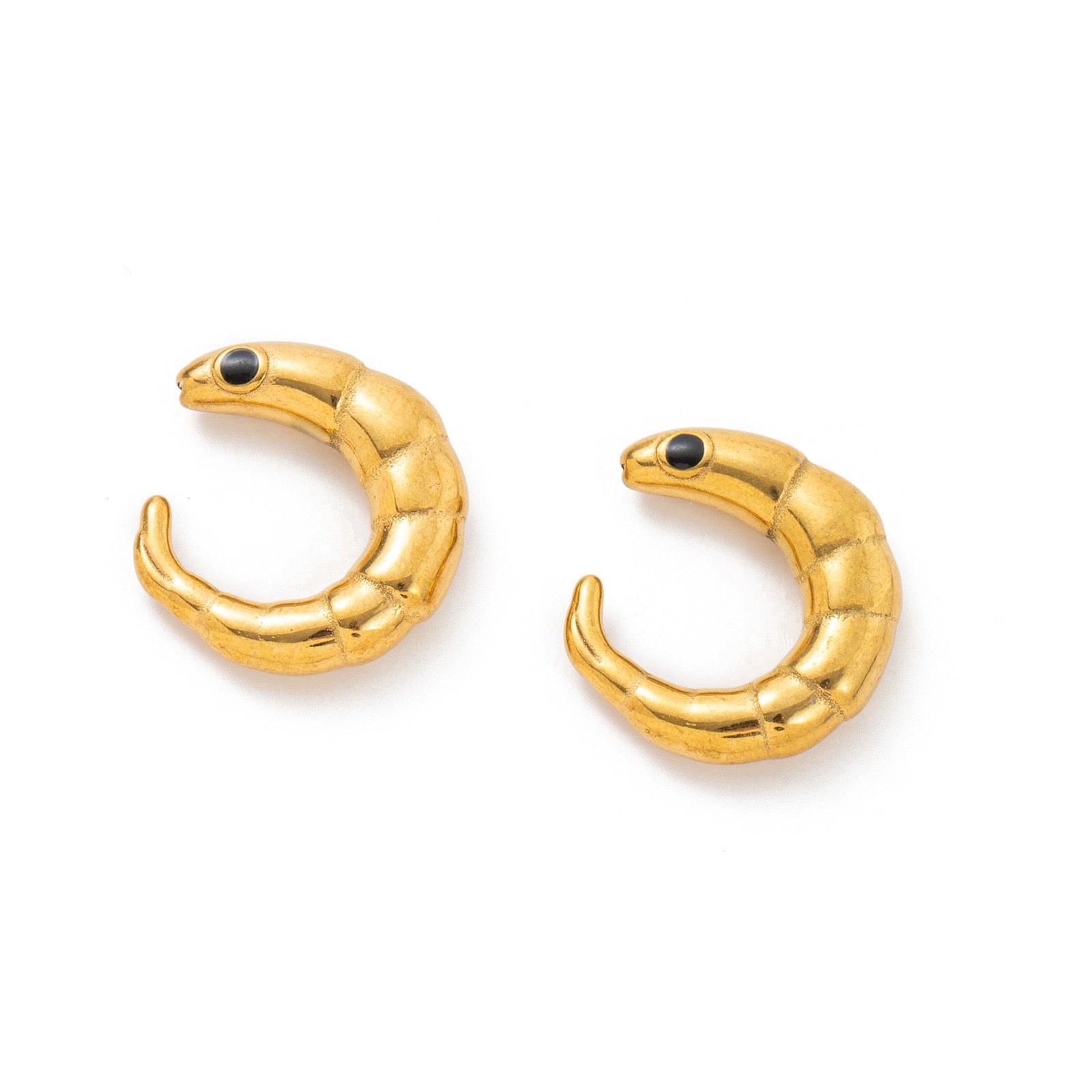 Ocean Stud Earrings & Ear Clips | Gold Plated Dopamine Style | Bestselling New Arrival