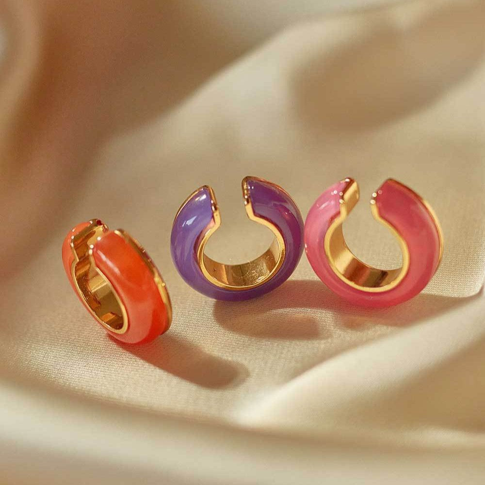 Dopamine Ear Cuff & Cartilage Clip Earrings | INS Niche Style | Versatile Fashion Design