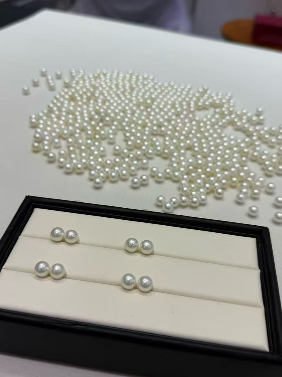 Freshwater Pearl Stud Earrings 8-8.5mm | Elegant Everyday