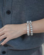 12-14mm Platinum Grey Pearl Necklace | Sophisticated Grey Tone - UMI