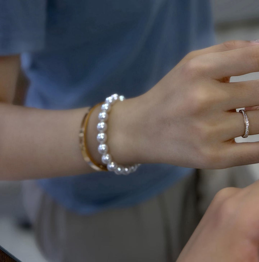 Freshwater Pearl Bracelet 8-8.5mm | The Golden Size