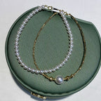 4-5mm Pearl & 18K Gold Bracelet | Single Pearl Layering Style - UMI