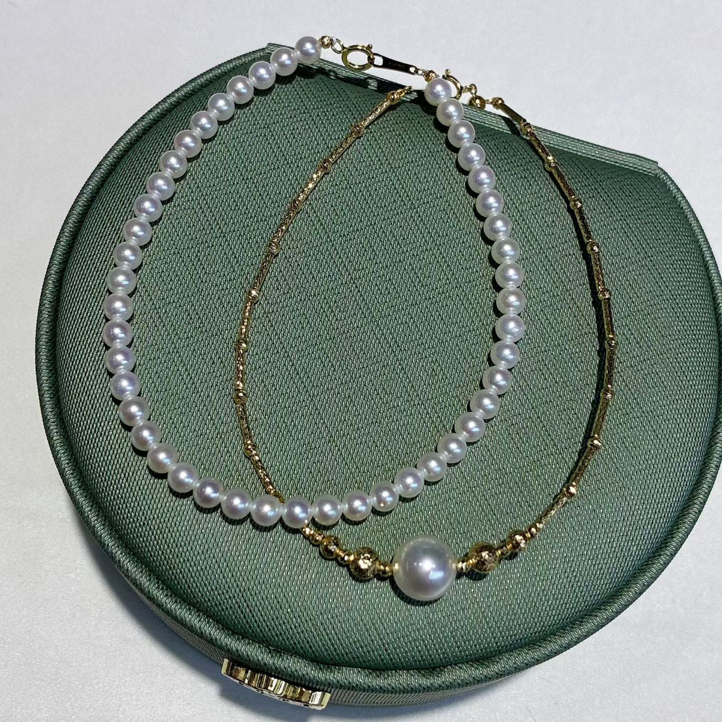 4-5mm Pearl & 18K Gold Bracelet | Single Pearl Layering Style