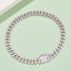 Cuban Link D VVS Moissanite Bracelet — Round Cut (S925 Silver)