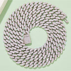 Cuban Link D VVS Moissanite Bracelet — Round Cut (S925 Silver)