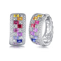 Rainbow Moissanite Stud Earrings · 0.55ct