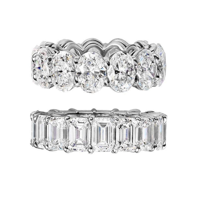 Pavé Moissanite Stackable Band