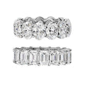 Pavé Moissanite Stackable Band