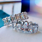 Pavé Moissanite Stackable Band