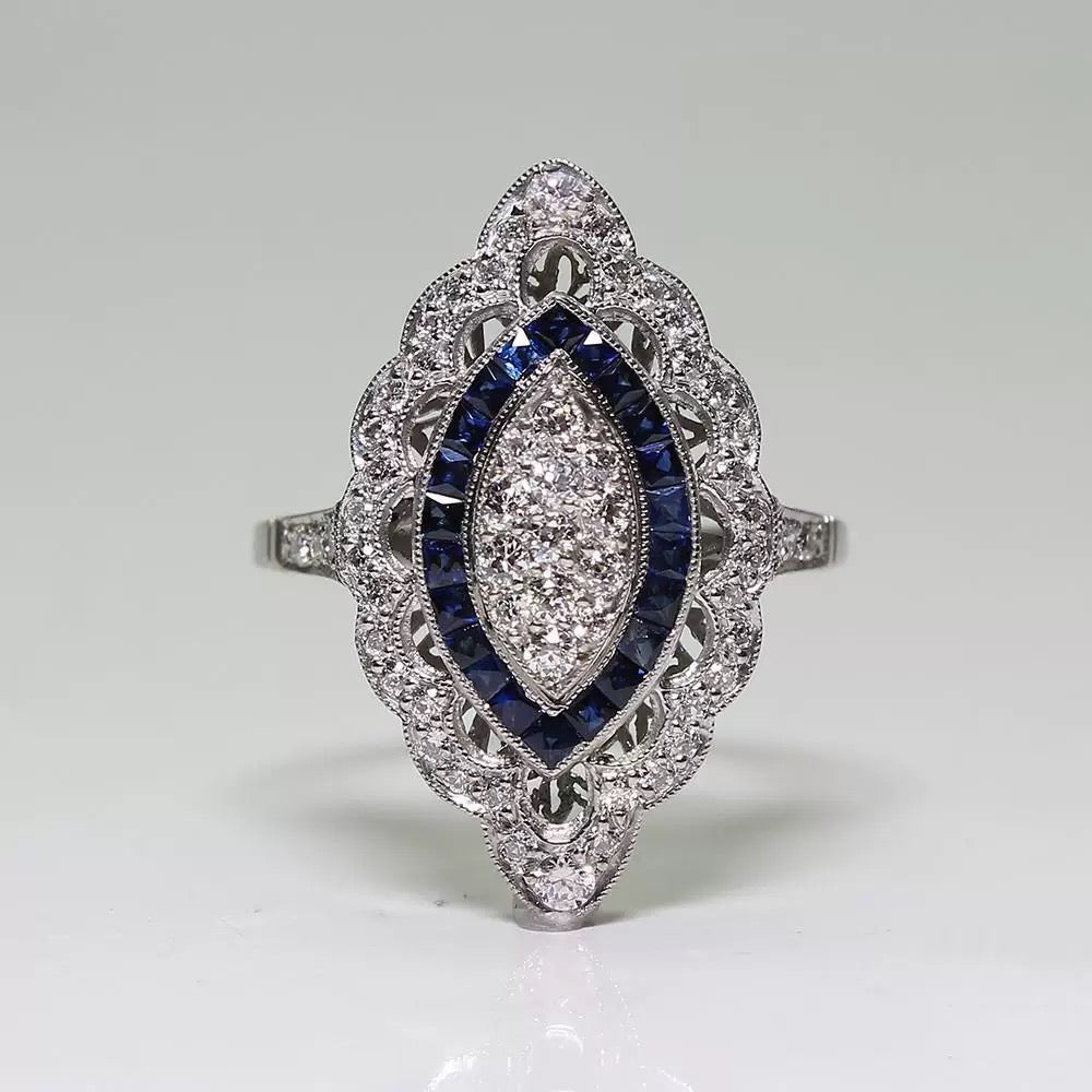 Blue Topaz Statement Ring - UMI
