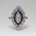 Blue Topaz Statement Ring - UMI