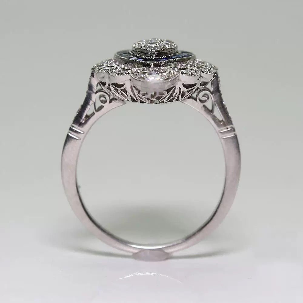 Blue Topaz Statement Ring - UMI