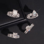 Radiant-Cut Luxury Moissanite Ring - UMI