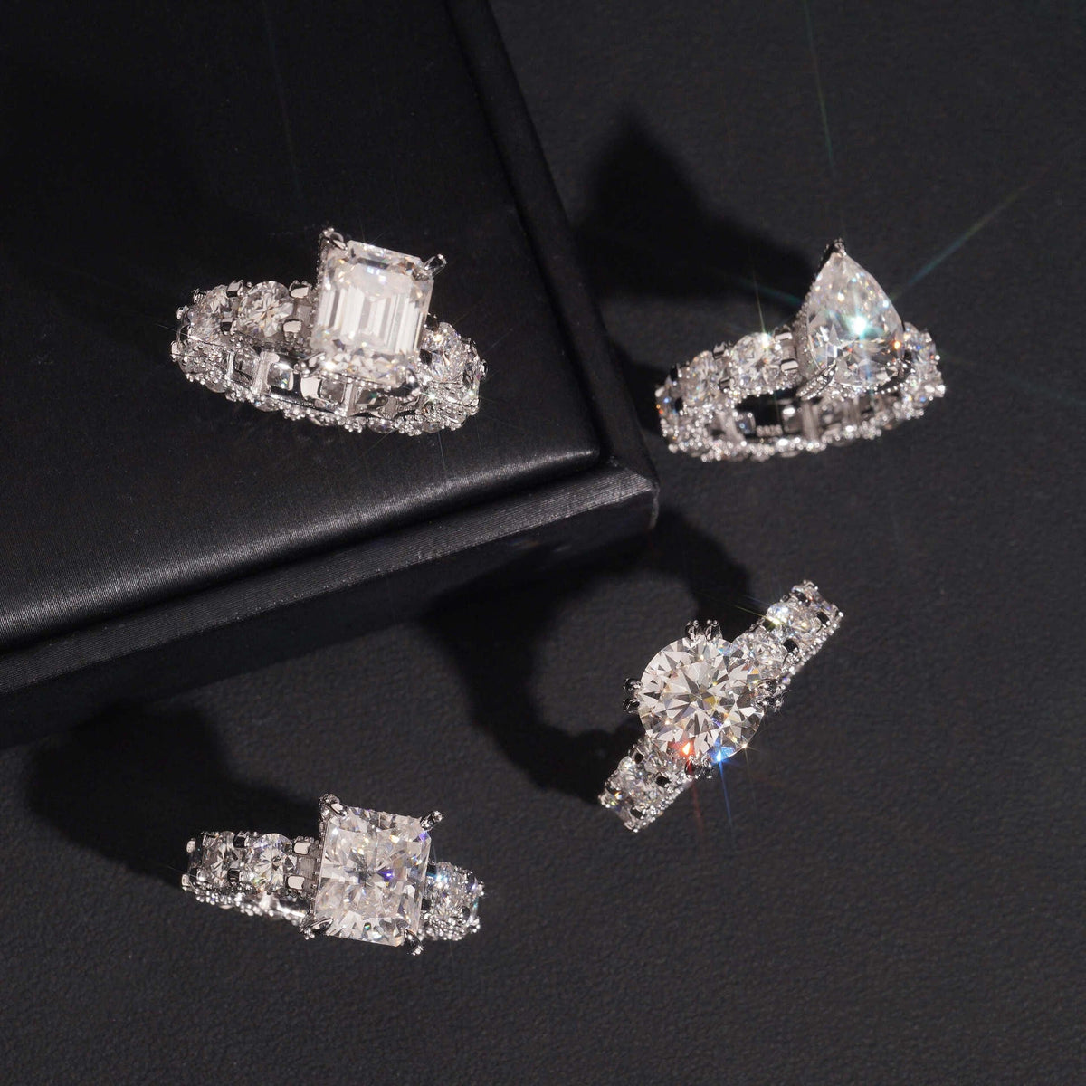 Radiant-Cut Luxury Moissanite Ring - UMI