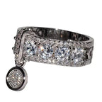 Moissanite Disc Charm Ring - UMI