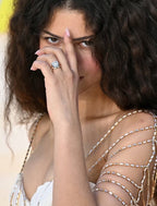 Zendaya-Inspired Georgian-Style Large-Carat Old Mine Cushion-Cut Moissanite Ring - UMI