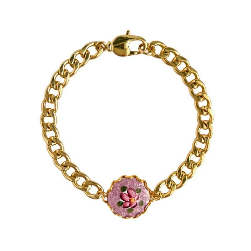 Gold Cuban Link & Heart Star Bracelet Set | Braided Rope & Elastic Beaded Strand | Lightweight Luxury Layering